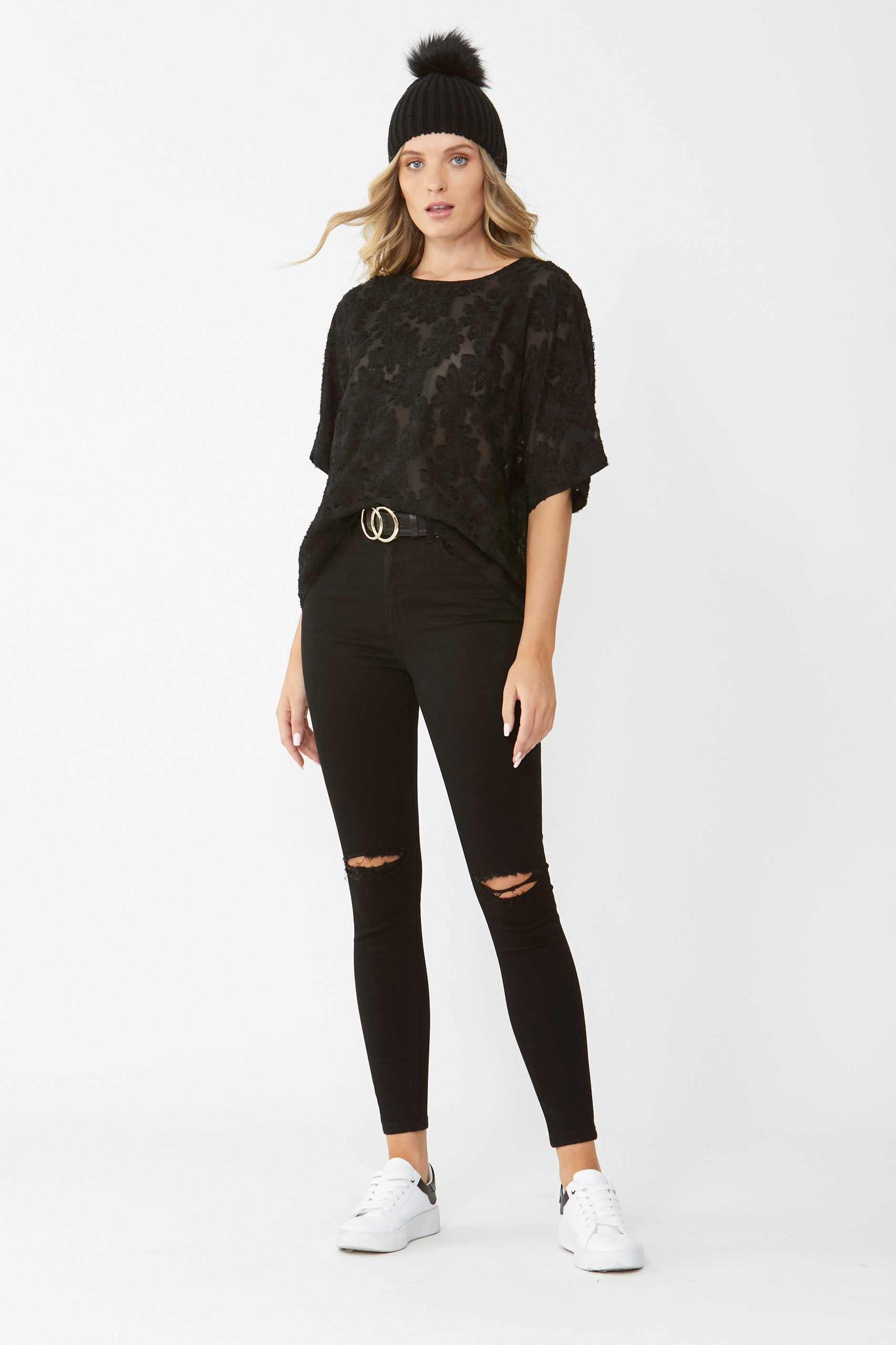 [TEST] Katia Burnout Boxy Top