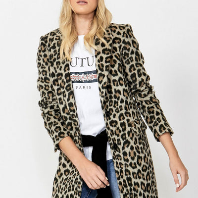 [TEST] Yasmin Leopard Crombie Coat