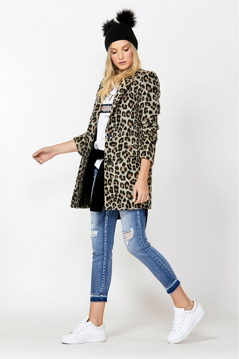 [TEST] Yasmin Leopard Crombie Coat