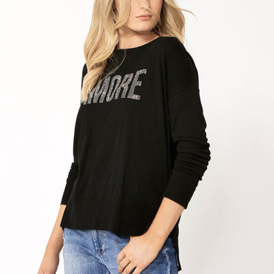 [TEST] Amore Embellished Text Knit