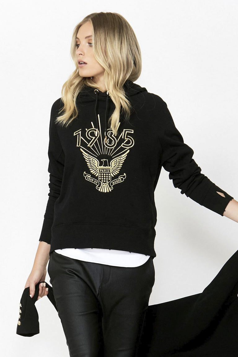 [TEST] 1985 Lurex Embroidered Hoodie