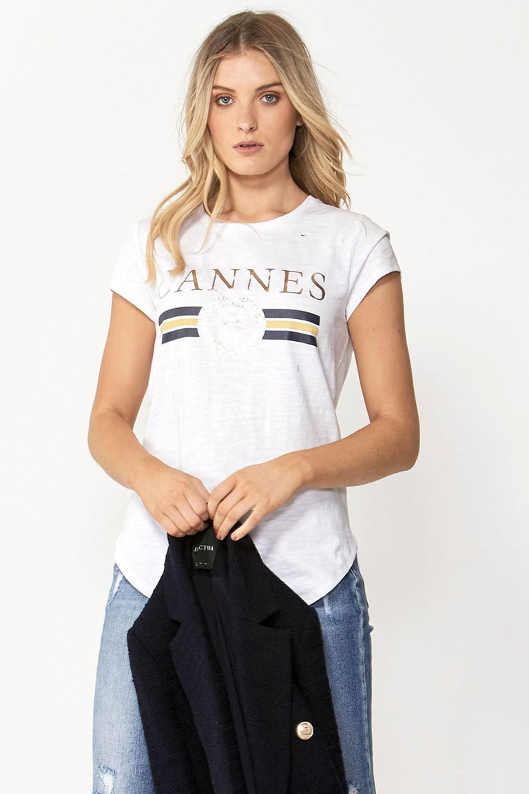 [TEST] Cannes Foil Logo Tee
