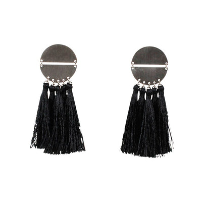 [TEST] Jasmine Disc Tassel Earrings