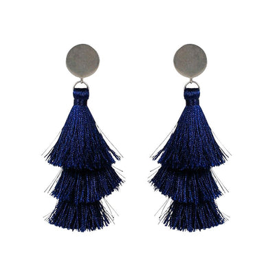 [TEST] Jaci Triple Tassel Earrings