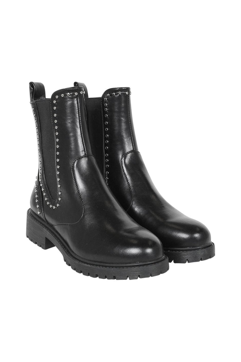 [TEST] Ruby Studded Combat Boot