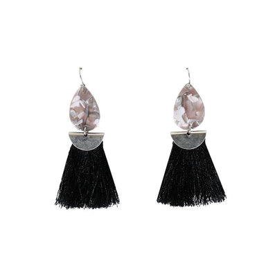 [TEST] Flo Resin Tassel Earrings