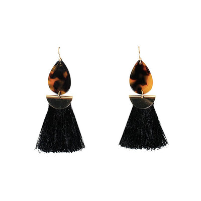 [TEST] Flo Resin Tassel Earrings