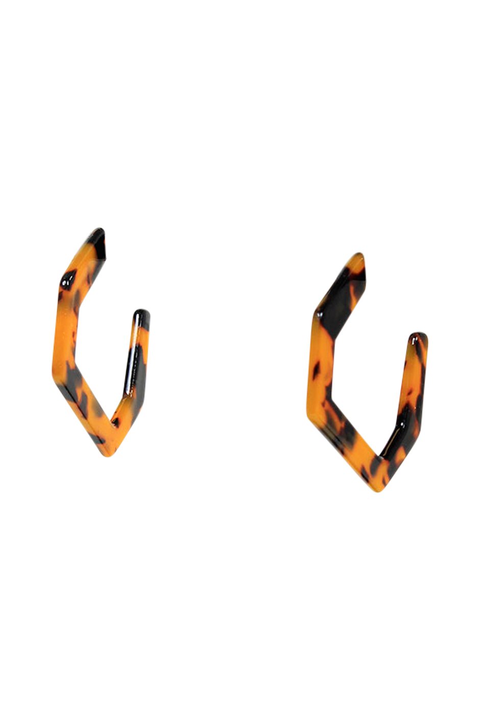 [TEST] Fleur Resin Hoop Earrings
