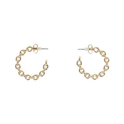 [TEST] Mia Small Chain Hoops