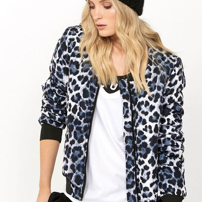 [TEST] Luxe Printed Bomber