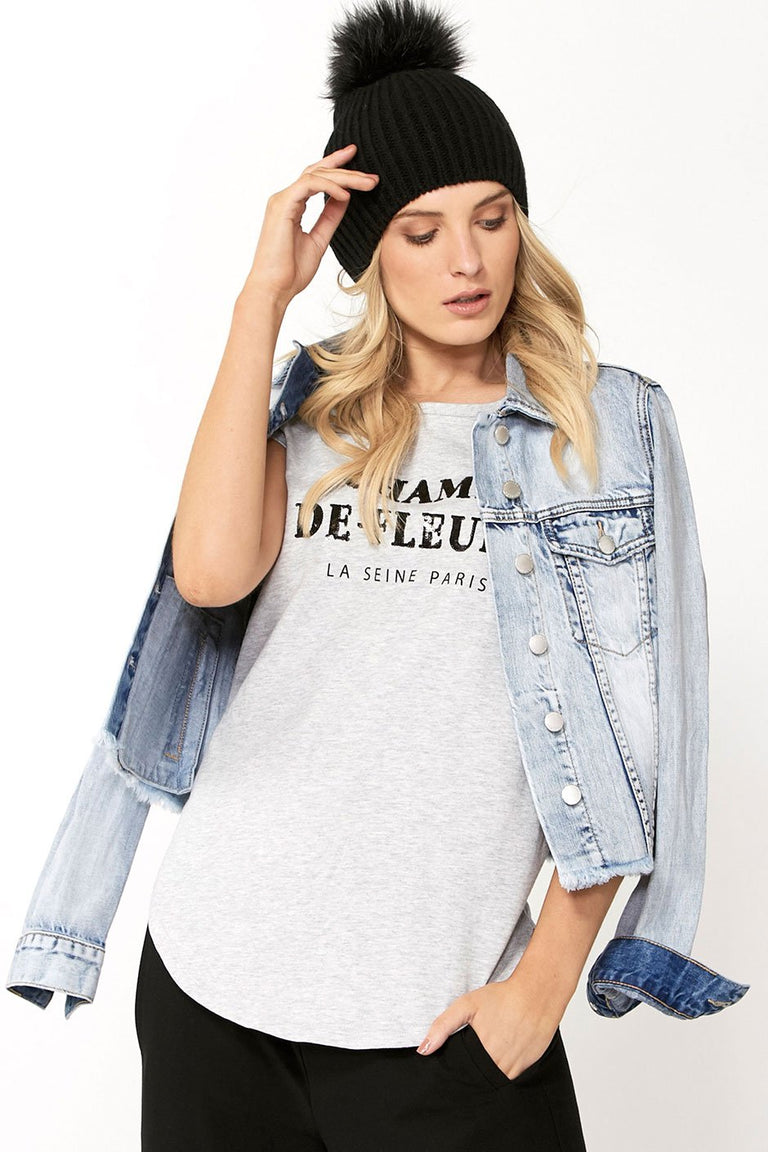 [TEST] Fleur Sequin Tee