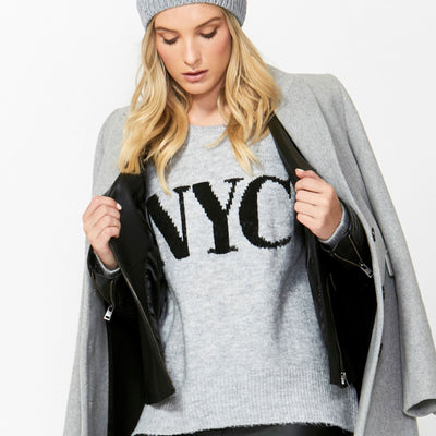 [TEST] NYC Text Knit Pullover