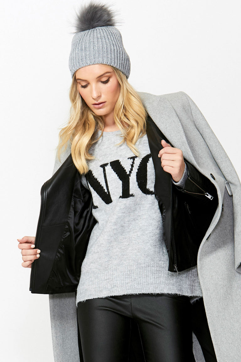 [TEST] NYC Text Knit Pullover
