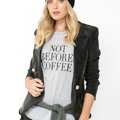 [TEST] Not Before Coffee Tee