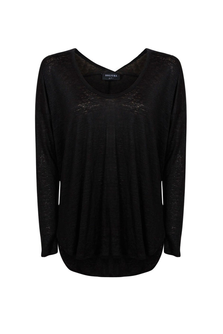 [TEST] Crosby Long Sleeve Linen Tee