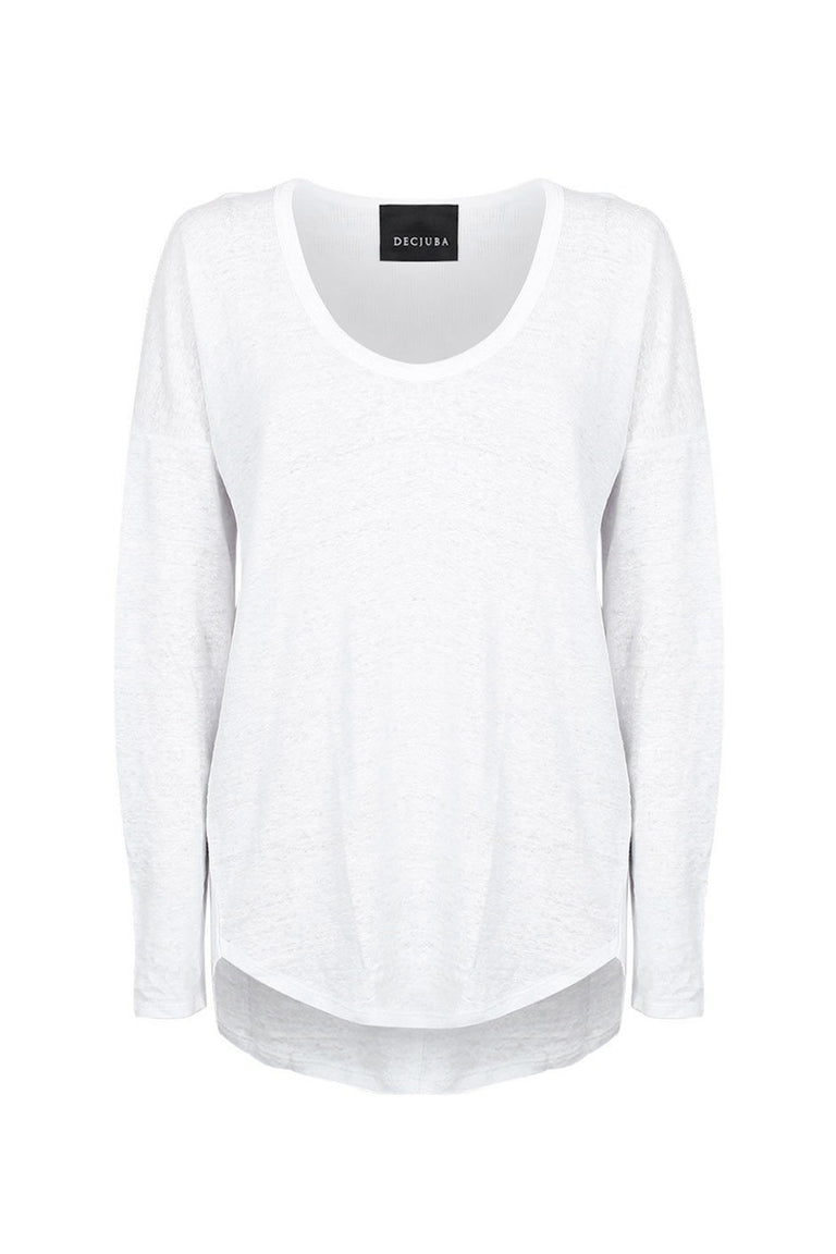 [TEST] Crosby Long Sleeve Linen Tee