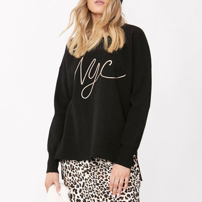 [TEST] NYC Rope Text Pullover