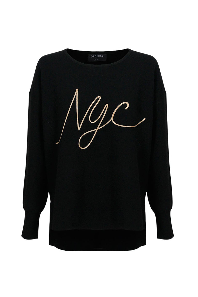 [TEST] NYC Rope Text Pullover