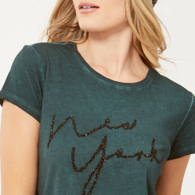 [TEST] New York Embellished Tee
