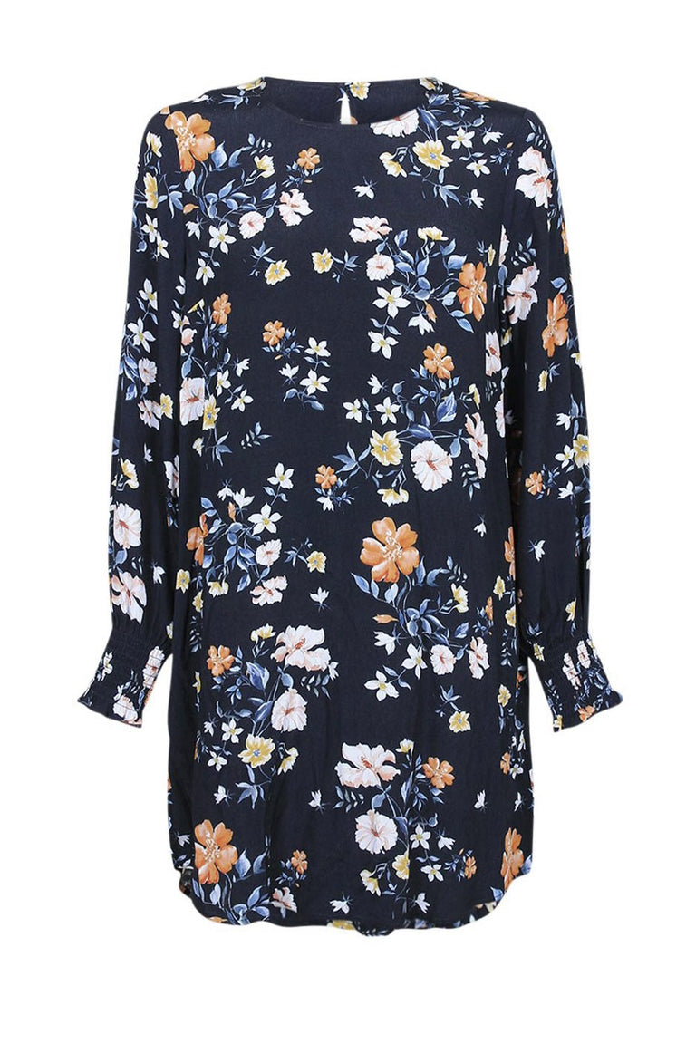 [TEST] Nadia Shirred Cuff Shift Dress