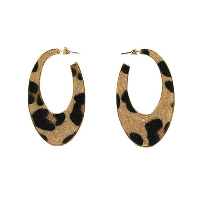 [TEST] Fawn Oval Hoop Earrings