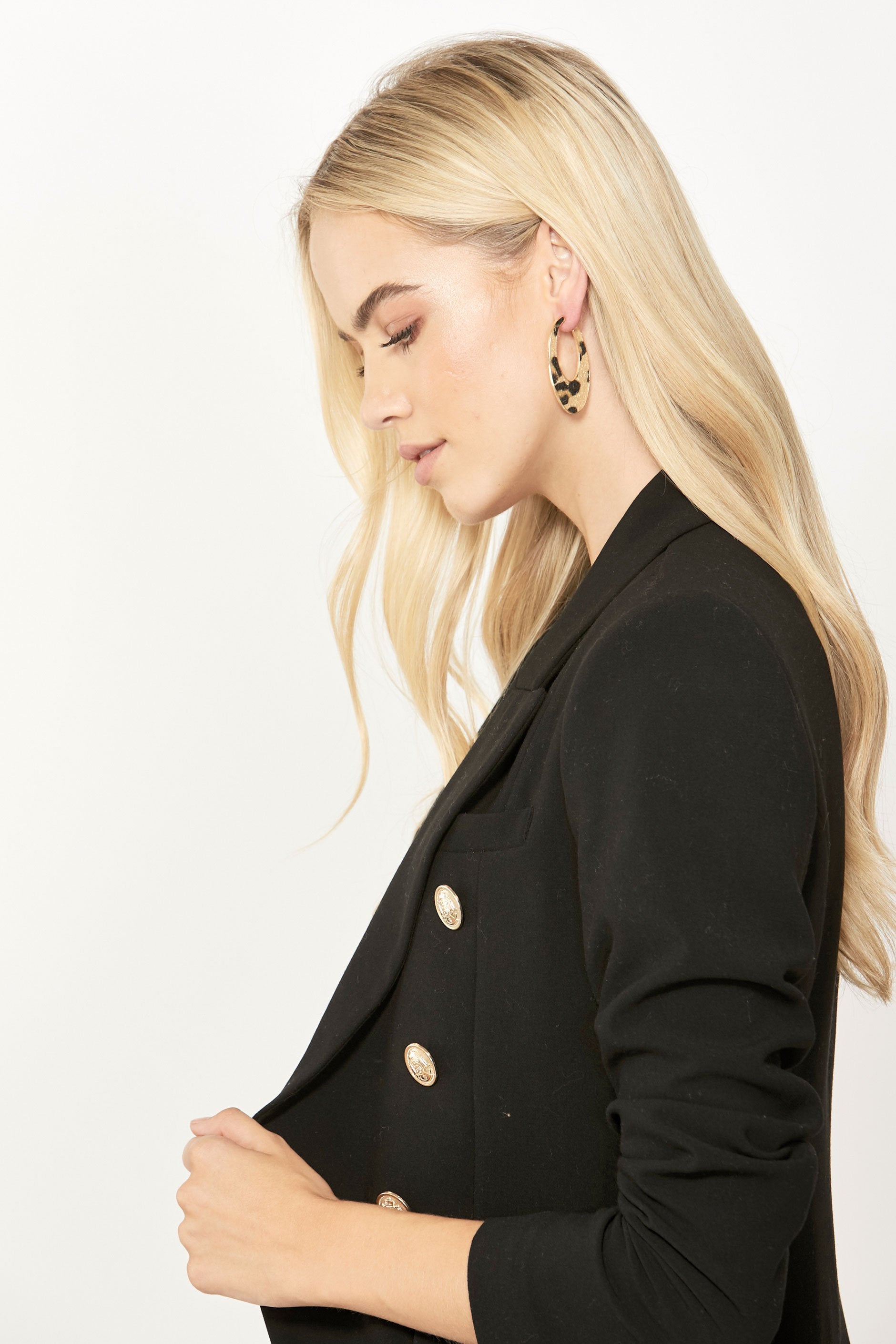[TEST] Fawn Oval Hoop Earrings