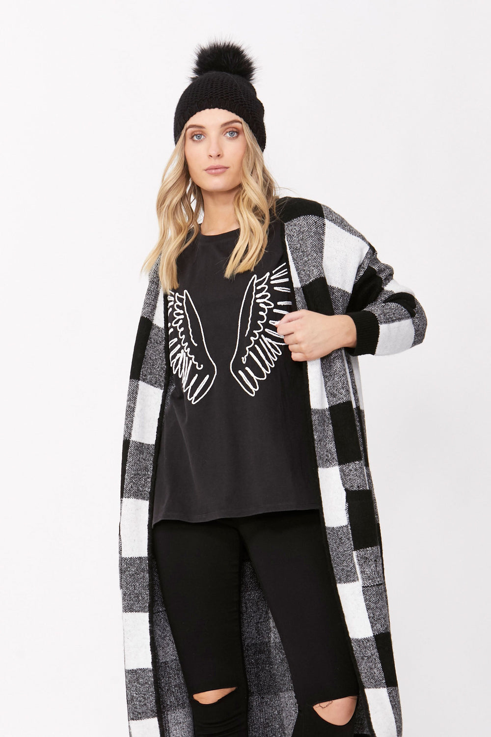 [TEST] Wings Rope Applique Tee