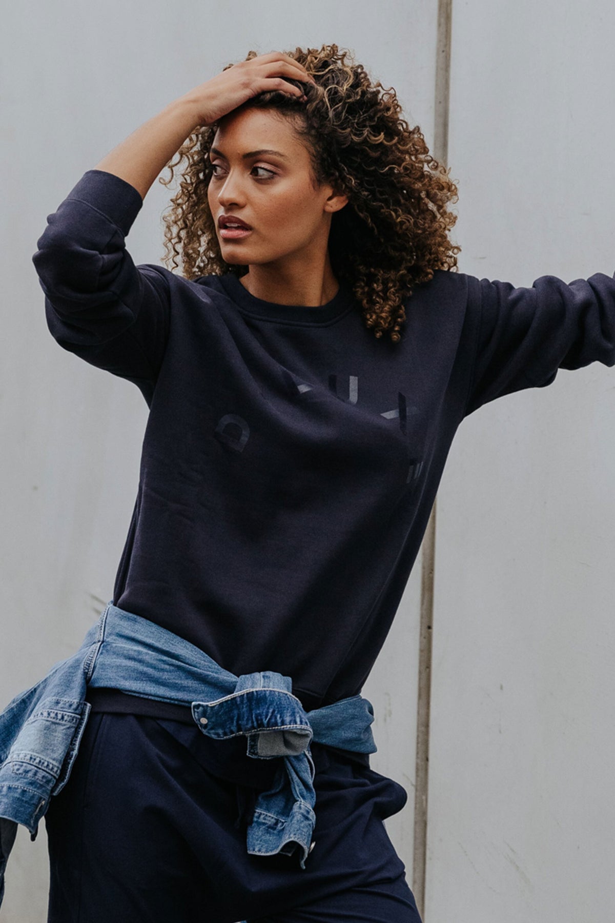 [TEST] D-Luxe Crew Flocked Sweat