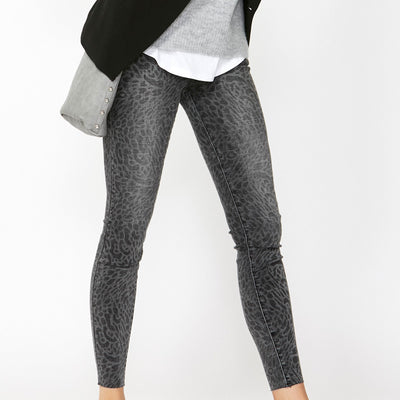 [TEST] Faded Animal Print Skinny Jean