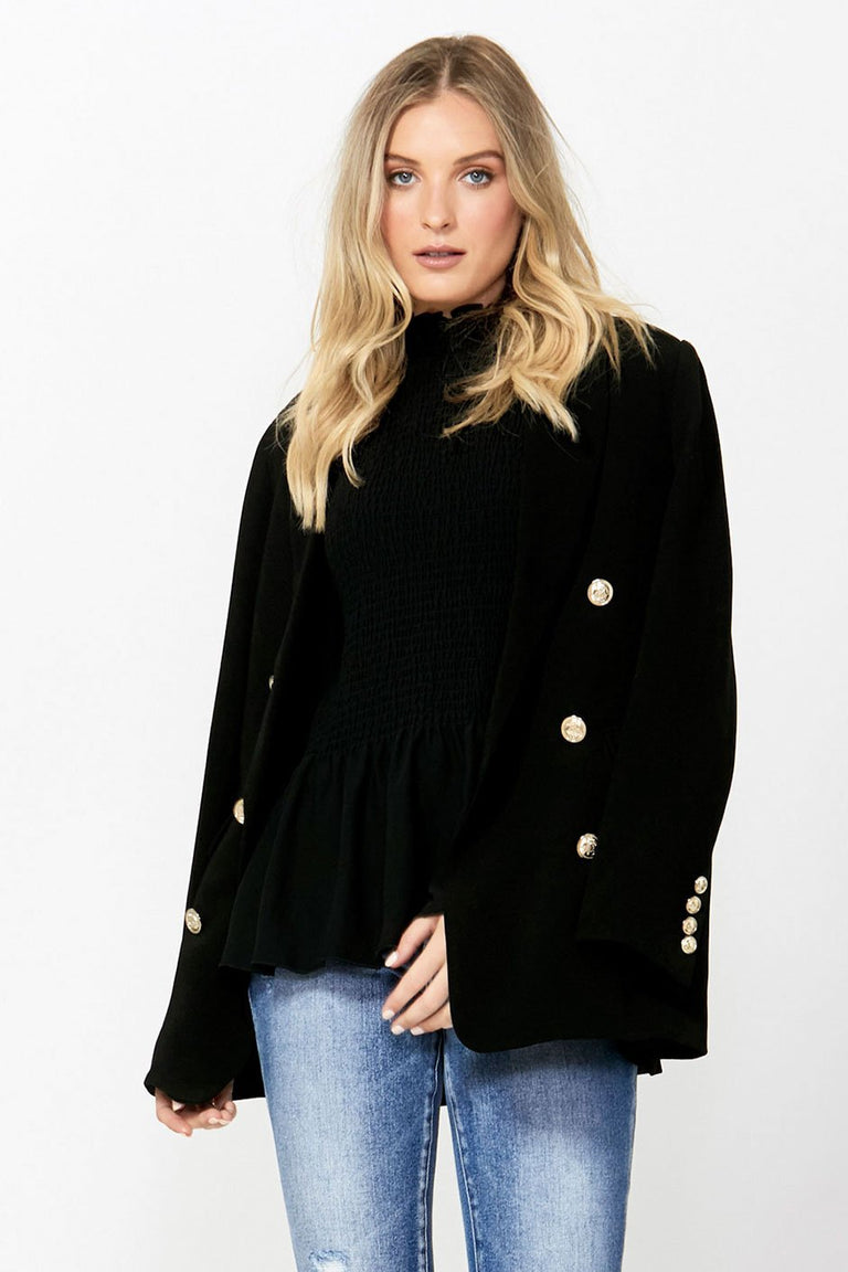 [TEST] Estelle Shirred Detail Blouse