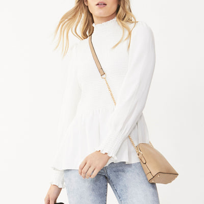 [TEST] Estelle Shirred Detail Blouse