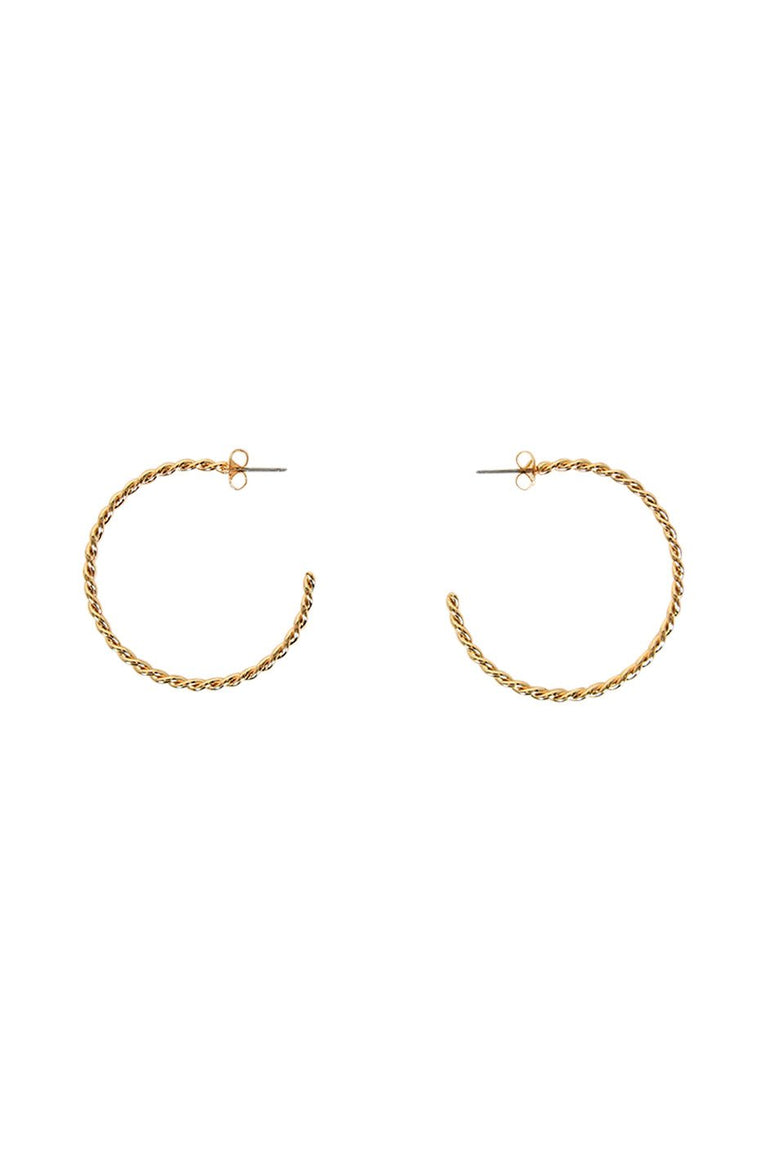 [TEST] Asha Twist Hoop Earrings