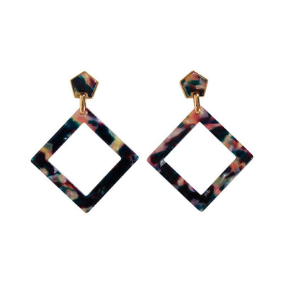[TEST] Jana Square Resin Earrings