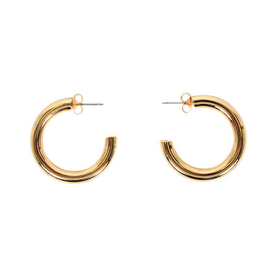 [TEST] Adele Round Tube Hoop Earrings