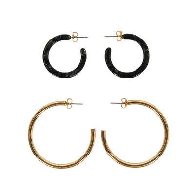 [TEST] Alexis 2 Pack Hoop Earrings