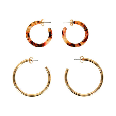 [TEST] Alexis 2 Pack Hoop Earrings