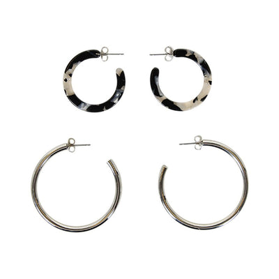[TEST] Alexis 2 Pack Hoop Earrings