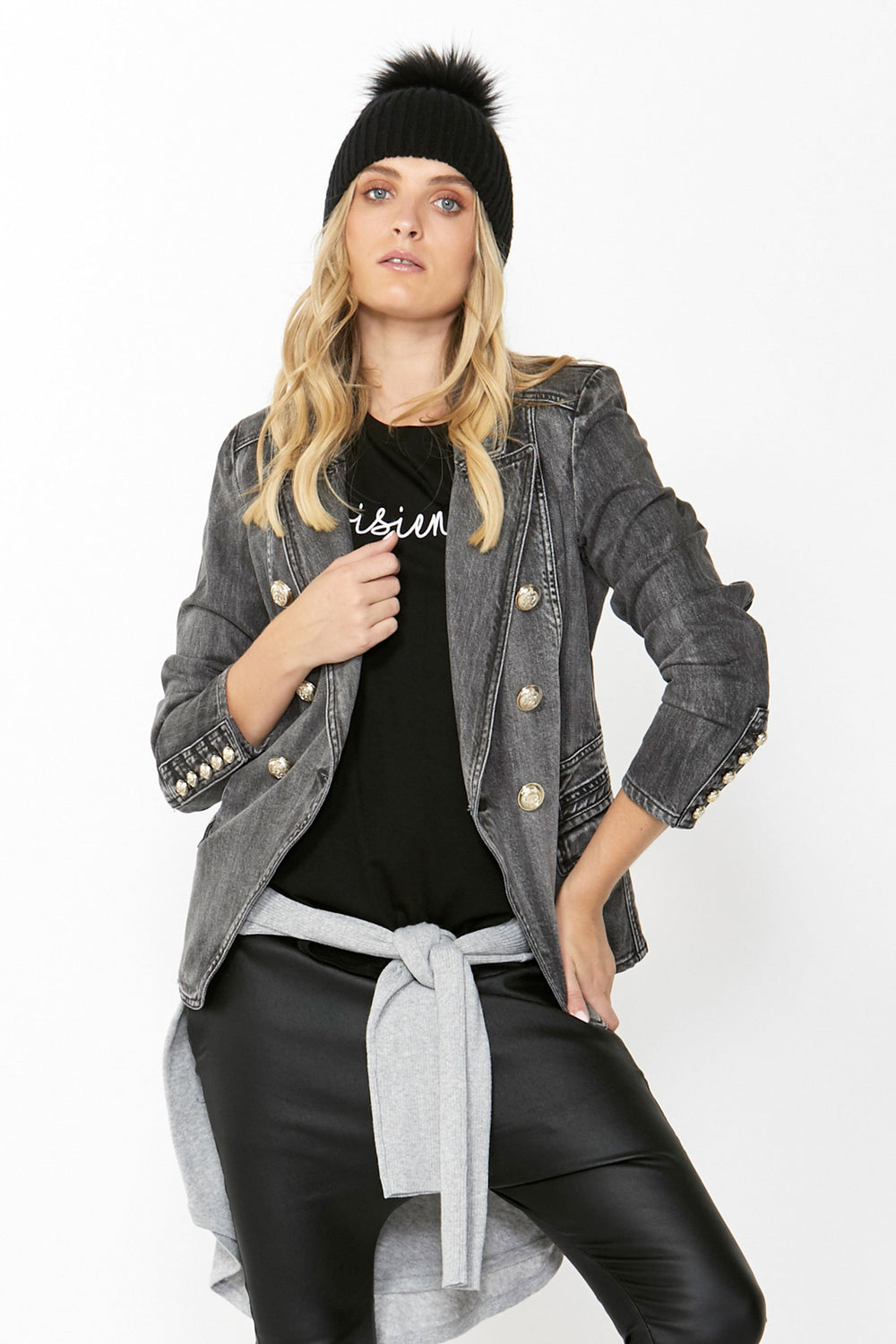 [TEST] Ellen Denim Blazer