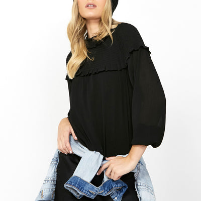 [TEST] Kelsey Shirred Yoke Blouse