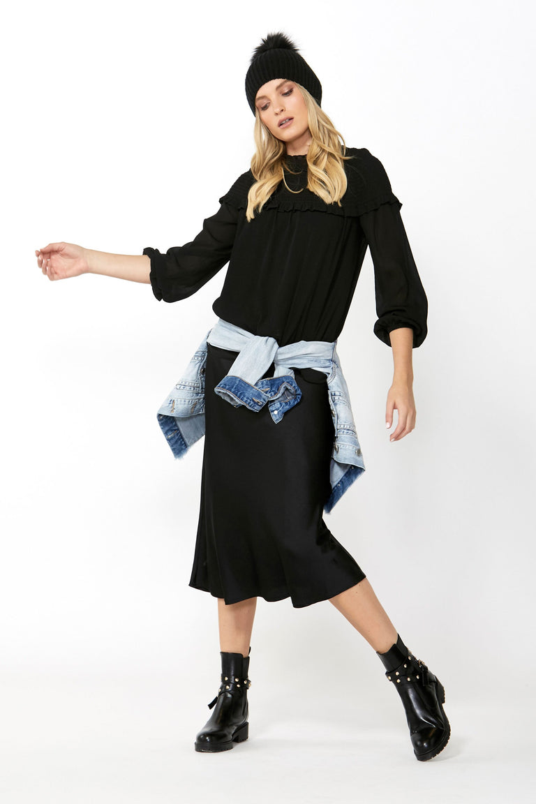 [TEST] Kelsey Shirred Yoke Blouse