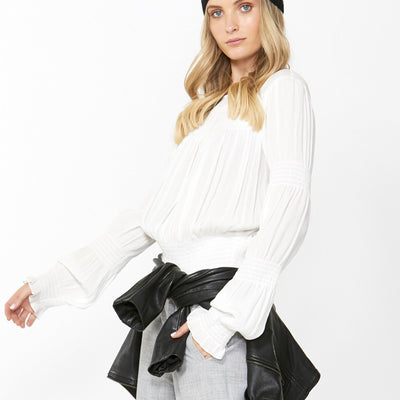 [TEST] Miranda Shirred Panel Top