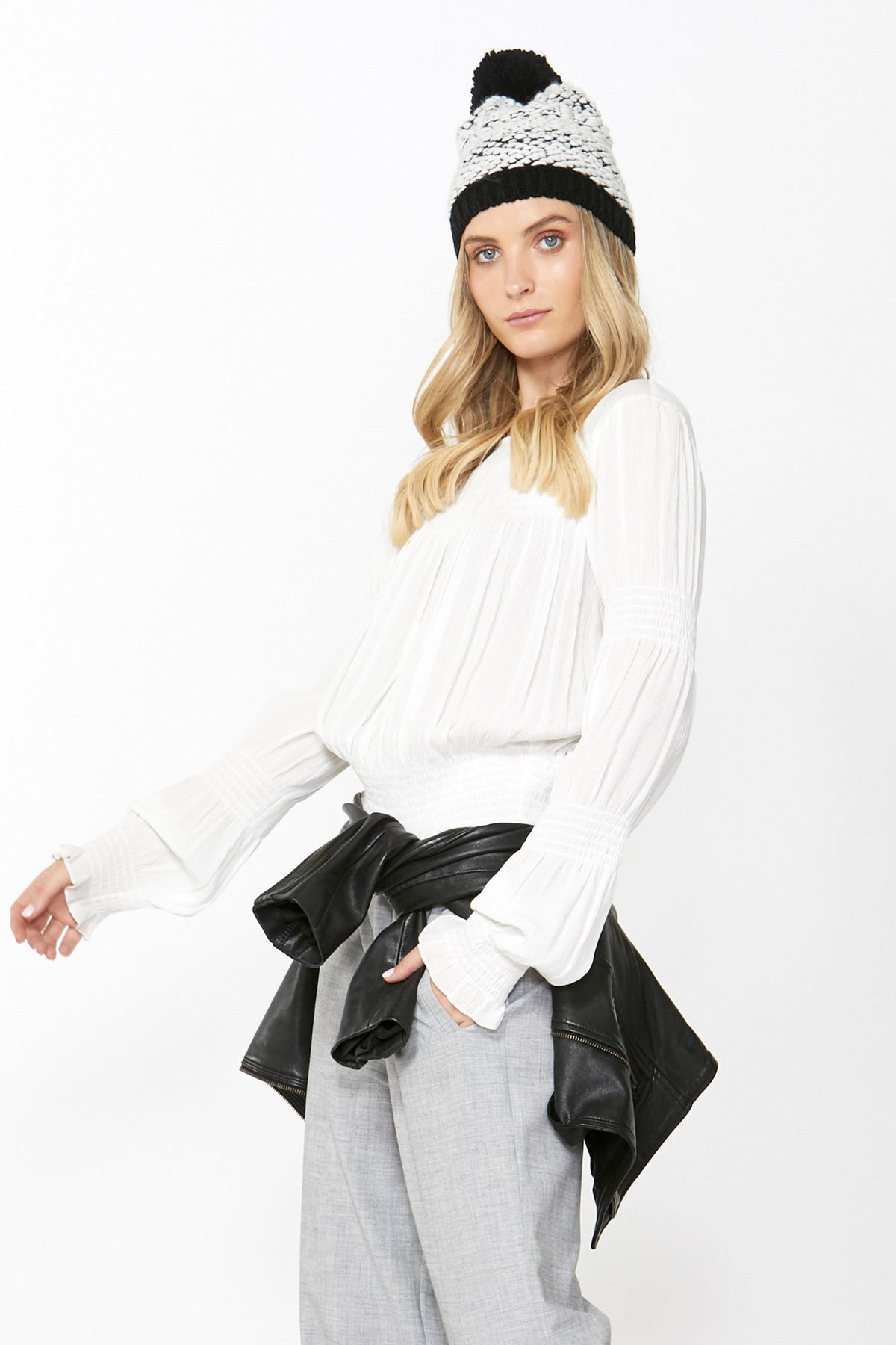 [TEST] Miranda Shirred Panel Top