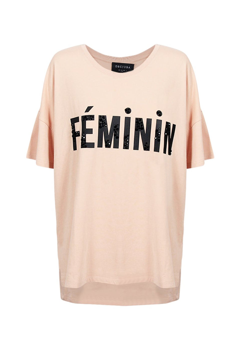 [TEST] Feminin Embellished Tee
