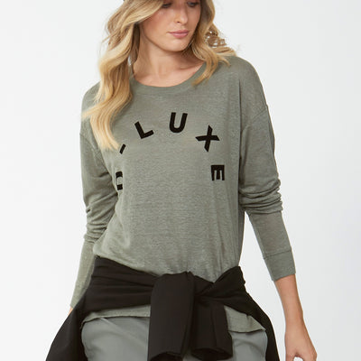 [TEST] D-Luxe Linen Logo Tee