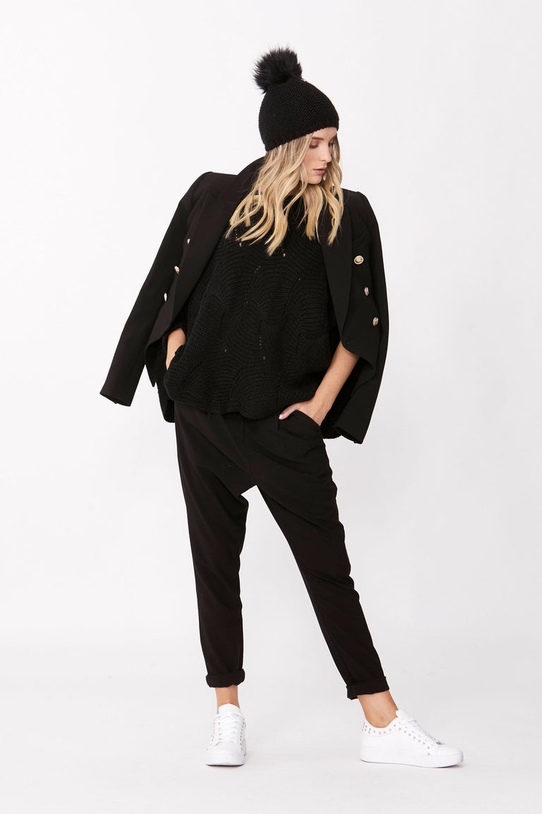 [TEST] Everly Pointelle Poncho Knit