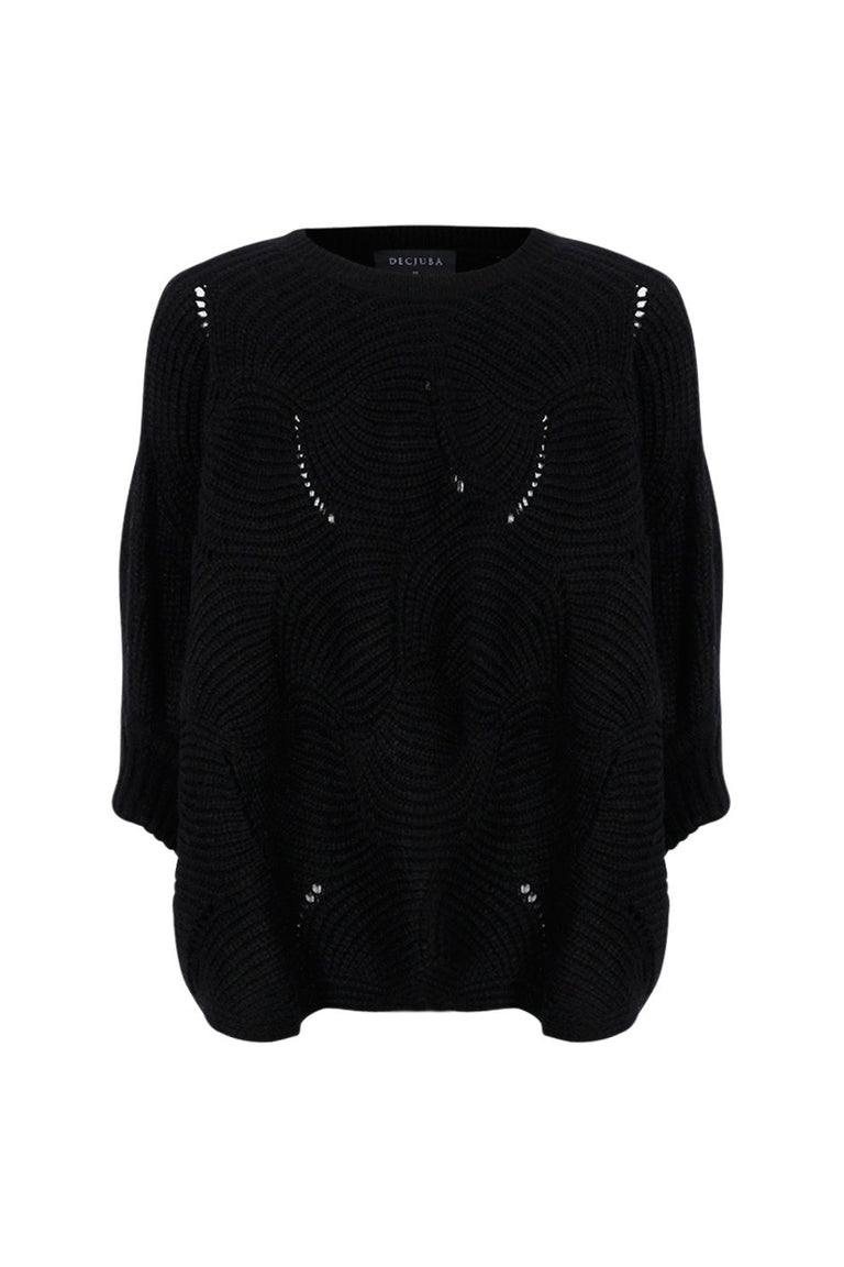 [TEST] Everly Pointelle Poncho Knit