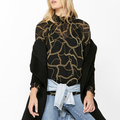 [TEST] Charlie Shirred Sleeve Blouse