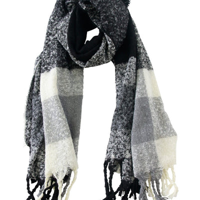 [TEST] Phoebe Check Textured Scarf