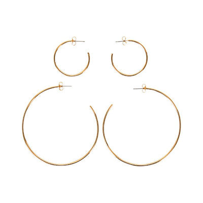 [TEST] Ava Small Large Hoop Earrings