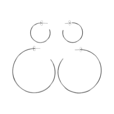 [TEST] Ava Small Large Hoop Earrings